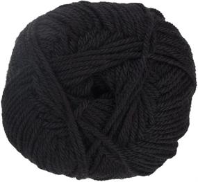 img 2 attached to Red Heart Soft Yarn, Black - Versatile and Durable Crafting Thread (E728.4614)