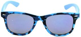 img 2 attached to Newbee Fashion Mirrored Sunglasses Camouflage