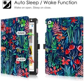 img 2 attached to Fintie iPad Mini 5/4 Case - Jungle Night PU Leather Folio Cover with Pencil Holder, Corner Protection, Auto Sleep/Wake - Suitable for New iPad Mini 5th Generation/iPad Mini 4