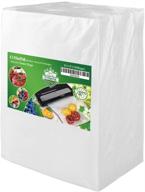 🔒 commercial grade food saver vacuum sealer bags - kitvacpak 100 quart 8x12, bpa free, heavy duty. compatible with foodsaver, weston, seal a meal, and other machines. ideal for freezer storage. логотип