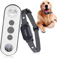 🐶 rechargeable dog training collar with remote - beep, vibration, and safe shock modes, waterproof ipx7 - suitable for large, medium, and small dogs logo