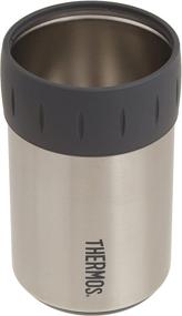 img 3 attached to 🥤 THERMOS 12 Ounce Stainless Steel Beverage Can Insulator for Can Drinks