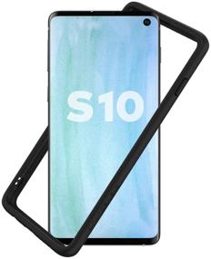 img 4 attached to 📱 Samsung Galaxy S10 RhinoShield CrashGuard Bumper Case - Ultra Protective, Slim Design, Military Grade Drop Protection, Scratch Resistant - Black