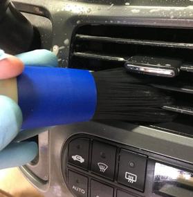 img 2 attached to 🧼 Atlasta SoftTip (AS101) Auto Detailing Brush (9.75 Inches, 4.3 Ounces) - For Interior Vents, Seams, Knobs, Buttons, Wheels, Window Tracks, Grills, Emblems