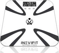 🔋 inevifit body fat scale: accurate digital bathroom analyzer for weight, body fat, water, muscle, bmi, visceral levels &amp; bone mass - 10 user profiles, batteries included logo