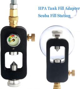 img 2 attached to 💪 Ultimate 4500psi High Pressure Scuba Adapter: IORMAN DIN Valve for PCP Paintball HPA Tank Fill Station