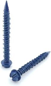 img 1 attached to 🔩 SNUG Fasteners SNG487 Diamond Concrete Screws