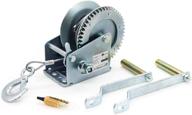 🔧 ac-dk heavy duty 1600lbs hand winch: versatile crank winch for atv, boat, trailer, marine with 8m steel cable logo