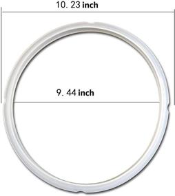 img 3 attached to 🔴 TamBee 8 Quart Pressure Cooker Silicone Sealing Ring Set - Universal Replacement Floater and Sealer - Set of 9 - High-Quality Rubber Gaskets for Power Pressure Cookers