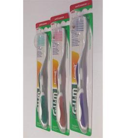 img 1 attached to 🦷 Efficient Plaque Removal: GUM 505 Summit+Toothbrush - Soft (6 Pack)