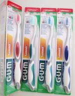 🦷 efficient plaque removal: gum 505 summit+toothbrush - soft (6 pack) logo