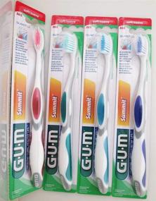 img 2 attached to 🦷 Efficient Plaque Removal: GUM 505 Summit+Toothbrush - Soft (6 Pack)