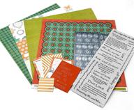 🌸 coral floral wedding scrapbook kit: stunning 12x12 designer cardstock paper, wedding stickers, & more - 87-piece collection! logo
