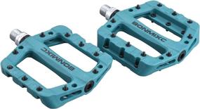 img 3 attached to 🚲 BONMIXC Mountain Bike Pedals: Lightweight Nylon, Non-Slip, Large Platform with Sealed Bearings - 9/16” Thread