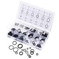 набор уплотнительных колец bolet o-ring assortment kit set 225 шт. – высококачественные кольца из нитрилового каучука для сантехнических, автомобильных и ремонтных работ – профессионального уровня для кранов, механиков и соединений воздуха/газа (черные) логотип