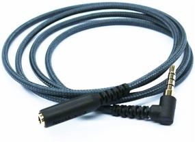 img 3 attached to 🔌 KetDirect 100cm Right Angle 4 Pole 3.5mm Male to Female Stereo Audio Extension Cable - Tangle-Free Braided Wire