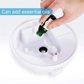 img 3 attached to Humidifier Ultrasonic Humidifiers Aromatherapy Adjustable Heating, Cooling & Air Quality