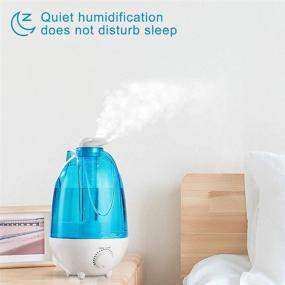 img 4 attached to Humidifier Ultrasonic Humidifiers Aromatherapy Adjustable Heating, Cooling & Air Quality