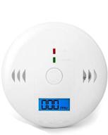 🚨 hecopro digital display carbon monoxide detector: ul2034 compliant, alarm clock warning logo