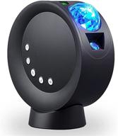 🌌 nxentc star projector: immersive galaxy projector light with 9 lighting modes, remote control, and adjustable 300° design for ultimate room ambiance, bedroom serenity, home theatre, and party atmosphere - black logo