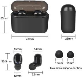 img 4 attached to Wireless Ear Buds Bluetooth Sweat Proof Charging