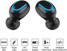 img 3 attached to Wireless Ear Buds Bluetooth Sweat Proof Charging