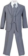 👔 avery hill boys formal suit set with shirt, vest, and 5-piece suit logo