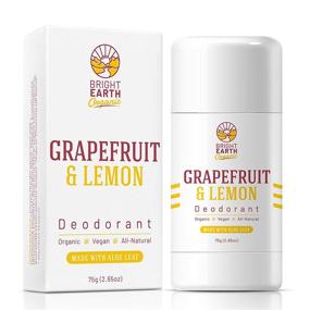 img 3 attached to 🍊 Grapefruit and Lemon All Natural Organic Deodorant with Magnesium and Aloe - Aluminum Free, Baking Soda Free, Alcohol Free, Vegan, Non Toxic - Suitable for Women, Men & Kids, 2.65 oz