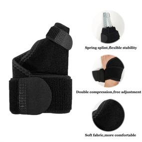 img 3 attached to Регулируемый стабилизатор Tendonitis Comfort Compression