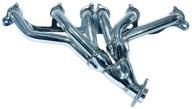 🚀 rugged ridge 17650.51 exhaust header: polished stainless steel for 91-98 jeep xj/zj/yj/tj, 4.0l - high performance upgrade logo