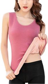 img 4 attached to Flenwgo Womens Thermal Underwear 120 145 Women's Clothing