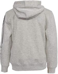 img 1 attached to Full Zip Hoodie for 🧥 Men by Tommy Hilfiger, Made with Fleece