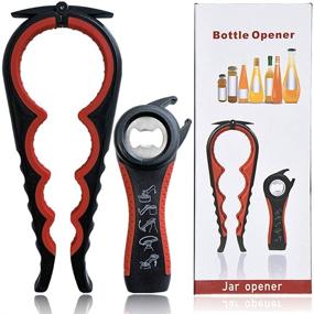 img 4 attached to 🔓 Kiiliss Jar Opener Bottle Opener: Ultimate Solution for Weak Individuals, Seniors, Elders, and Arthritis Sufferers - Quick Multifunctional Opener for Cans and Bottles