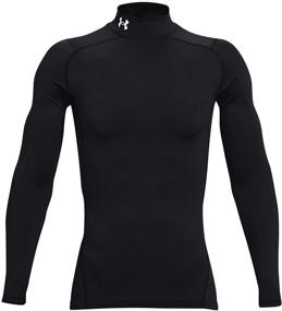 img 2 attached to Under Armour ColdGear Compression Black Men's Clothing in Shirts