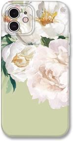 img 4 attached to 🌸 Moodot iPhone 12 Case for Women | Cute Aesthetic Floral Design | Soft TPU Matte Girls Protective Case | Art Painting | iPhone 12 6.1" | Van Gogh | Durable | Watercolor Flowers