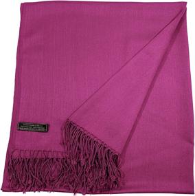 img 2 attached to New CJ Apparel Solid Color Design Shawl Scarf Wrap Stole Throw Head Wrap Face Cover Pashmina