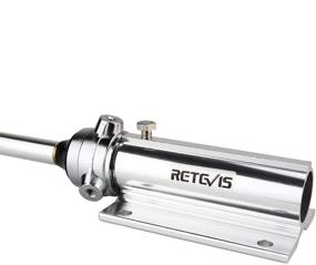 img 2 attached to 📡 Retevis UHF Amateur Base Antenna: High Gain, Omnidirectional, Fiberglass Vertical Base Antenna with SL16 Female Connector for 2 Way Radio Mobile Transceivers (1 Pack)