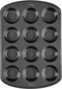 img 4 attached to Wilton Perfect Results Premium Non-Stick Bakeware Muffin Pan & Cupcake Pan: 12-Cup Steel for Delicious Baking Results