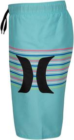 img 2 attached to 🩲 Hurley Aurora Green Boys' Board Shorts: Stylish & Comfy Swimwear for Kids
