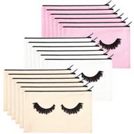 pieces eyelash cosmetic pouches: ultimate toiletry travel accessories логотип