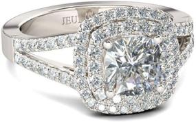 img 2 attached to JEULIA Brilliant Solitaire Engagement Anniversary