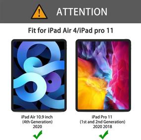 img 3 attached to Premium [3 Pack] OMOTON Tempered Glass Screen Protector for iPad Air 4th Generation/iPad Pro 11 Inch - Crystal Clear Protection for iPad Air 4 10.9 Inch Tablet