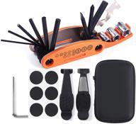 🔧 ybeki bike repair tool kit - ultimate bicycle tool set with multi-function bike tool, chain tool, tire tool, and bone wrench. portable tool bag and 6 month warranty logo