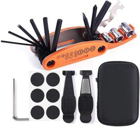 img 4 attached to 🔧 YBEKI Bike Repair Tool Kit - Ultimate Bicycle Tool Set with Multi-Function Bike Tool, Chain Tool, Tire Tool, and Bone Wrench. Portable Tool Bag and 6 Month Warranty