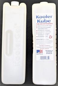 img 1 attached to Kooler Gel Ice Extender (White) - 3.5x3.5x12.25