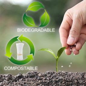 img 2 attached to 🌱 Greenchain Compostables: 200 Премиумные гибкие соломинки на основе растительного происхождения - 100% биоразлагаемые для вечеринок и мероприятий