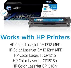 img 3 attached to 🔵 HP 125A CB541A Cyan Toner Cartridge: High-Quality Printing Solution