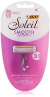 🪒 bic soleil twilight women's 3-blade disposable razor, 4 count - varied packaging logo