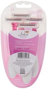 img 3 attached to 🪒 BIC Soleil Twilight Women's 3-Blade Disposable Razor, 4 Count - Varied Packaging