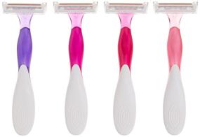 img 1 attached to 🪒 BIC Soleil Twilight Women's 3-Blade Disposable Razor, 4 Count - Varied Packaging